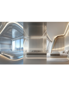 Modern Bedroom High Tech Look