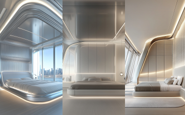 High-tech Bedroom Interior