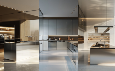  High-tech Kitchen Interior 