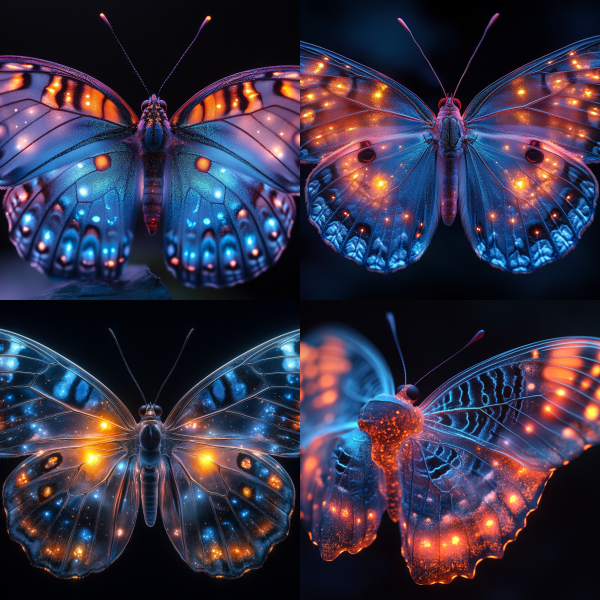 Bioluminescent Butterfly 