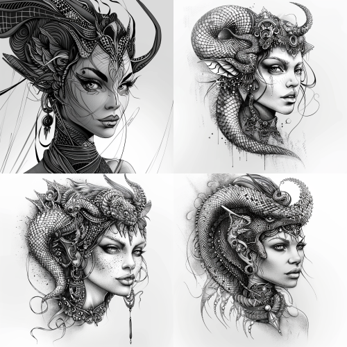 Female Head Sketch