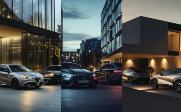 Car Showcase in Modern Settings