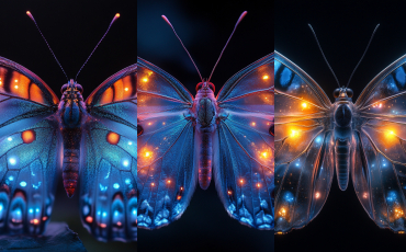Bioluminescent Butterfly 