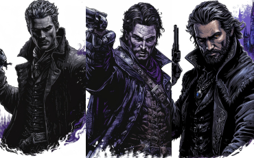 Man with Gun and Coat