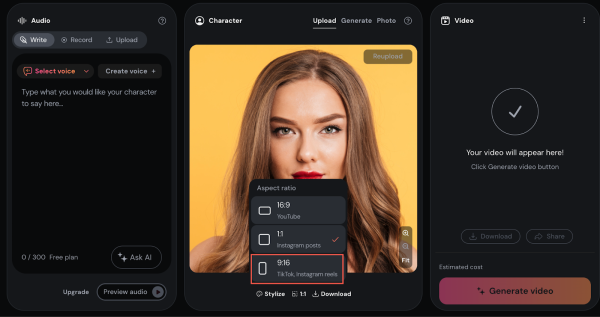 Create Talking Photos with a Selfie using AI