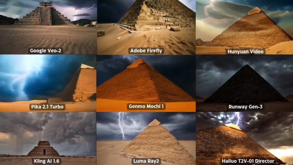 Comparing Generative AI Video Engines And Their Features